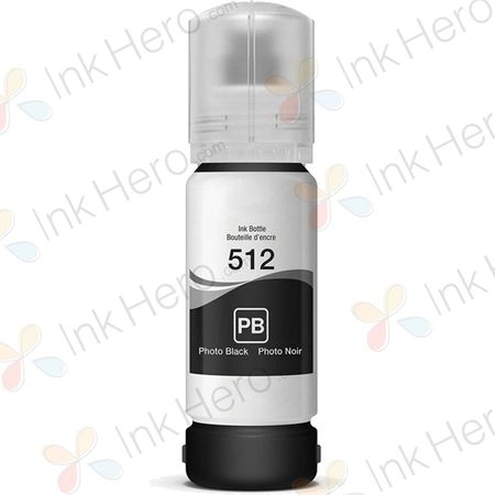 Epson T512 Compatible Photo Black Ink Bottle (T512120-S)