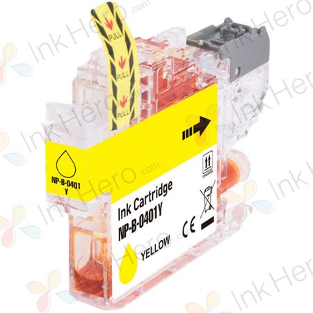 Brother LC401 XL Ink - Yellow Compatible High-Yield Cartridge