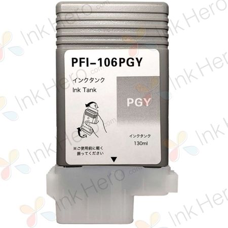 Canon PFI-106PGY Photo Gray Compatible Ink Cartridge (6631B001AA)