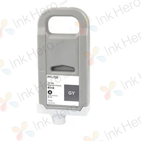 Canon PFI-706GY Gray Compatible Ink Cartridge (6630B001AA)