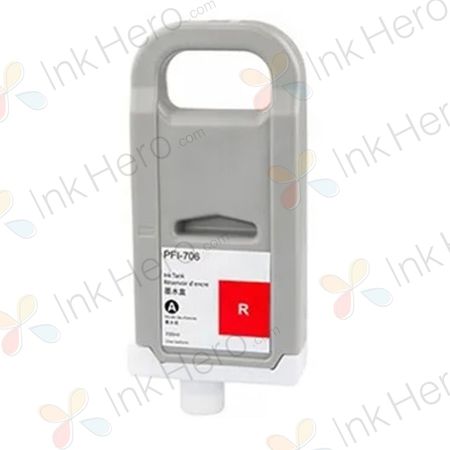 Canon PFI-706R Red Compatible Ink Cartridge (6627B001AA)