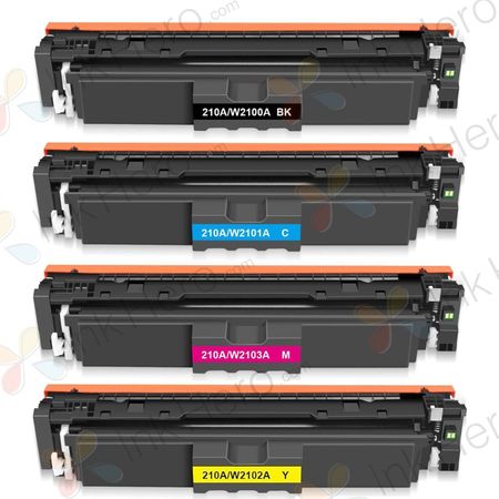 HP 210A Compatible Toner Cartridges 4-Pack