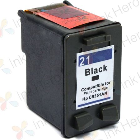 HP 21 Black Remanufactured Ink Cartridge (C9351AN)