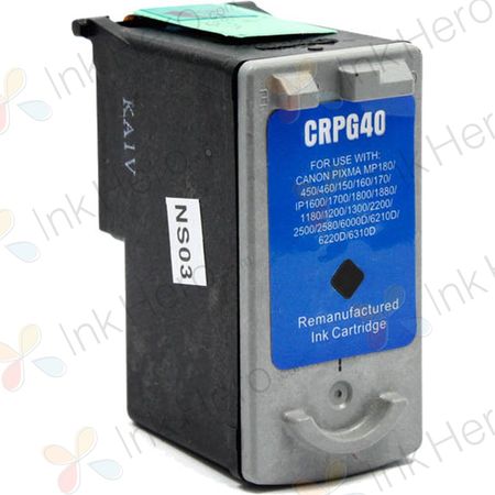 Canon PG-40 Pigment Black Remanufactured Ink Cartridge