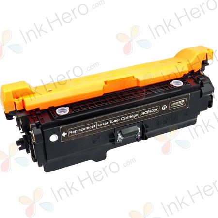 HP 507X High-Yield Black Remanufactured Toner Cartridge (CE400X)