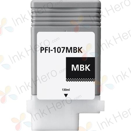 Canon PFI-107MBK Compatible Matte Black Ink Cartridge (6704B001)