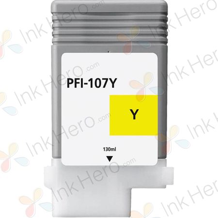 Canon PFI-107Y Yellow Compatible Ink Cartridge (6708B001)