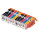 10 Pack Canon PGI-270XL & CLI-271XL Compatible High-Yield Ink Cartridges