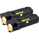 2 Pack Dell 310-9062 Yellow Compatible High-Yield Toner Cartridges (KU054)