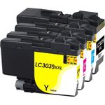 4 Pack Brother LC3039 Ultra High-Yield Compatible Ink Cartridges