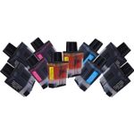 10 pack Brother LC41 Compatible Ink Cartridges