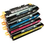 4 Pack HP Color LaserJet 3500 / 3550 Remanufactured Toner