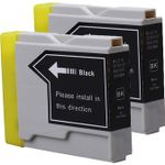 2 Pack Brother LC51BK Black Compatible Ink Cartridges