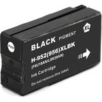 HP 952XL Black High-Yield Remanufactured Ink Cartridge (F6U19AN)