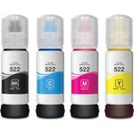 4 Pack Epson T522 Compatible Ink Bottle