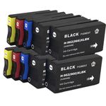 10 Pack HP 962XL High-Yield Remanufactured Ink Cartridges