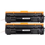 2 Pack HP 141A Black Compatible Toner Cartridge (W1410A)