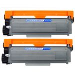 2 Pack Brother TN660 Black Compatible High-Yield Toner Cartridges (Replaces TN630)