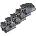 5 Pack HP 42X High-Yield Black Remanufactured Toner Cartridge (Q5942X)