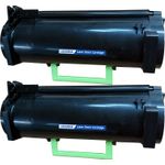 2 Pack Dell 331-9805 High Yield Black Compatible Toner Cartridge (MX11XH)