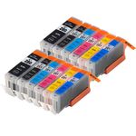 12 Pack Canon PGI-280XXL & CLI-281XXL Compatible Super High-Yield Ink Cartridges