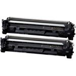 2 Pack Canon 047 Black Compatible Toner Cartridge (2164C001AA)