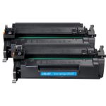 2 Pack Canon 057 Black Compatible Toner Cartridge (3009C001)