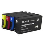 4 Pack HP 962XL High-Yield Remanufactured Ink Cartridges