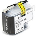 Brother LC20EBK Black Compatible High-Yield Ink Cartridge