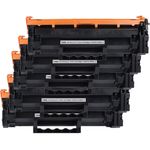 5 Pack HP 134A Black Compatible Toner Cartridge (W1340A)