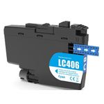 Brother LC406 XL Ink - Cyan Compatible High-Yield Cartridge