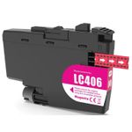 Brother LC406 XL Ink - Magenta Compatible High-Yield Cartridge