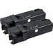 Pack de 2 Dell 310-9058 cartouches de toner noir compatible haute capacité (KU052)