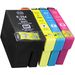 Pack de 4 Epson 252XL cartouches d'encre remanufacturées haute capacité