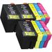 Pack de 9 Epson 252XL cartouches d'encre remanufacturées haute capacité