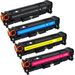 Pack de 4 HP 312A cartouches de toner laser compatibles