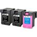 Pack de 3 HP 65XL cartouches d'encre remanufacturées haute capacité