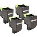 Pack de 4 Lexmark CS417 / 517 cartouches de toner remanufacturées haute capacité