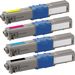 Pack de 4 OkiData Type C17 cartouches de toner compatibles