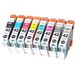 Pack de 8 Canon CLI-42 cartouches d'encre compatibles