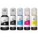 Pack de 5 Epson T512 bouteilles d'encre compatibles