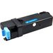 Pack de 2 Dell 330-1437 cartouches de toner compatible cyan haute capacité (T107C)