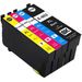 Pack de 4 Epson 802XL cartouches d'encre remanufacturées haute capacité