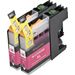 Pack de 2 Brother LC203 cartouches d'encre haute capacité compatible magenta (remplace LC201)