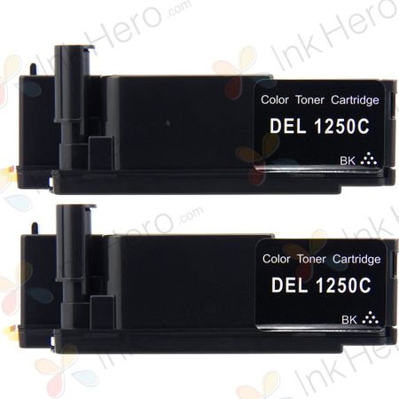 Pack de 2 Dell 331-0778 cartouche de toner noir compatible haute capacité (3K9XM)