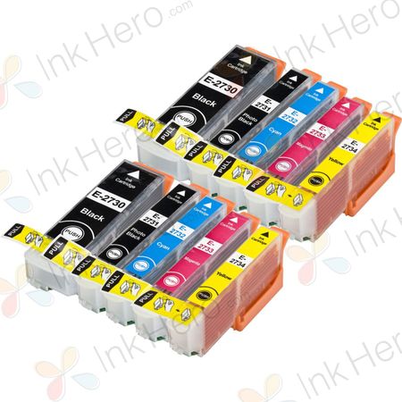 Pack de 10 Epson 273XL cartouches d'encre remanufacturées haute capacité