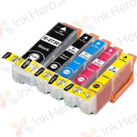 Pack de 5 Epson 273XL cartouches d'encre remanufacturées haute capacité