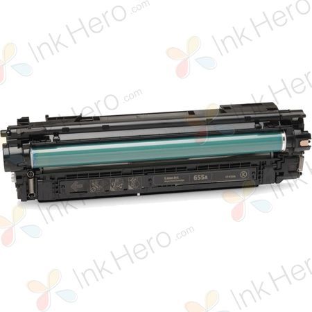 HP 655A cartouche de toner laser noir remanufacturée (CF450A)