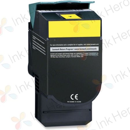 Lexmark C540H2YG cartouche de toner jaune compatible haute capacité