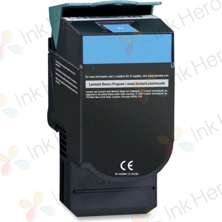 Lexmark C540H2CG cartouche de toner compatible cyan haute capacité